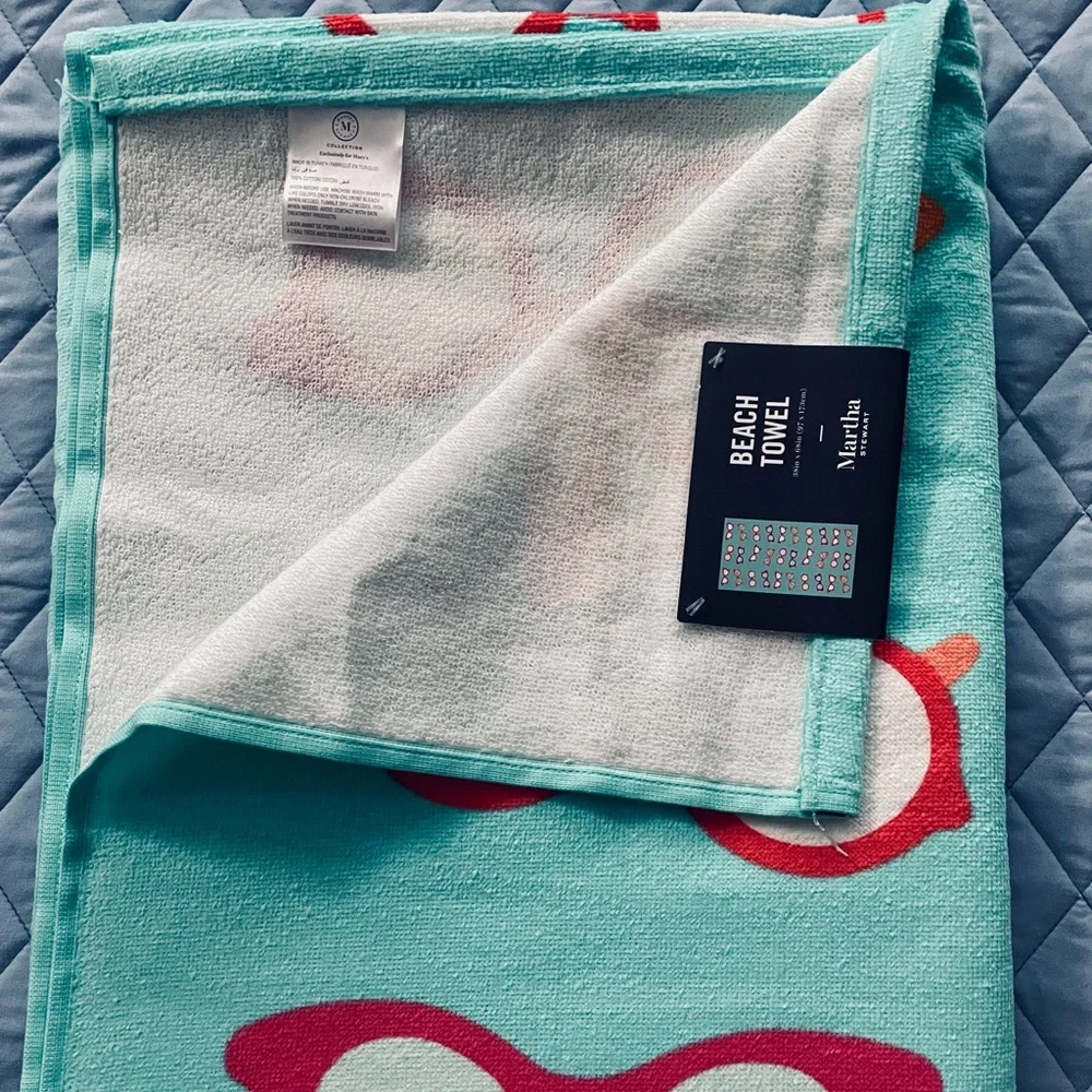Martha Stewart Sunglasses Beach Pool Towel 38